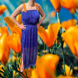 Summer Silk Long Dress